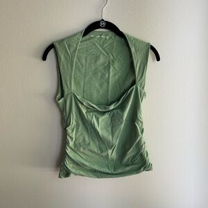 Abercrombie & Fitch Olive Green Tank Top